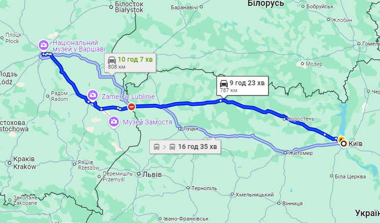 Київ - Варшава